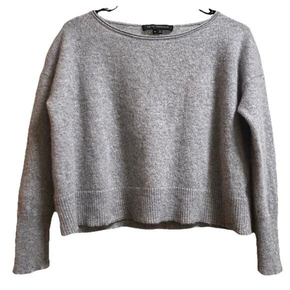 Skull Cashmere Women's Anchor Greyson Gray Cashmere Sweater Pullover - Size XS - Picture 1 of 6